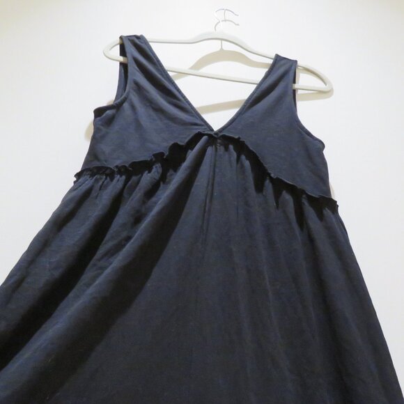 AMERICAN EAGLE Sunchaser Knit V-Neck Jumpsuit Black Wide Leg Lounge XS NWT - Picture 7 of 13